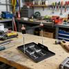 Car Battery Tray Bracket Battery Hold Down Mounting Base Adjustable Clamping Holder For Automotive Truck Trailer