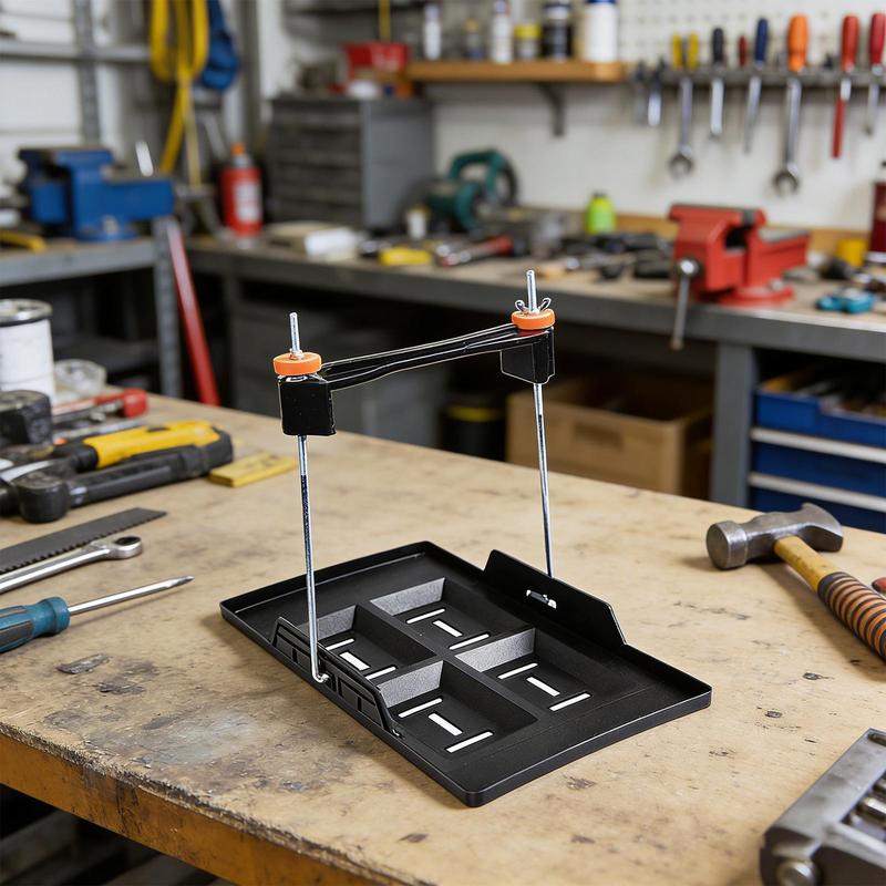Car Battery Tray Bracket Battery Hold Down Mounting Base Adjustable Clamping Holder For Automotive Truck Trailer