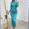 Sexy Slim-fitting Long-sleeved Dress European and American New Autumn Fashion