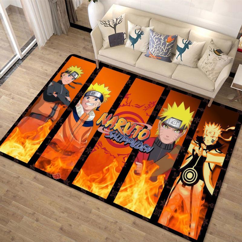 Anime N-Naruto Carpet Rug for Living Room Bedroom Home Sofa Decoration,Kids play Non-slip Floor Mat