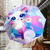 1pc Cat Fantasy Pattern Umbrella Design Automatic Opening and Closing Umbrella, High-quality Travel Umbrella,  c1128185