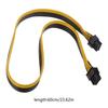 60cm 8 Pin to 8 Pin Adapter Power Cable 8 Pin to PCIe 8 Pin (6+2) Graphics Card PCIExpress Power Adapter GPU