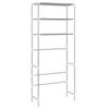 Washing Machine Shelf 3 Shelves Silver 69 x 28 x 169 cm