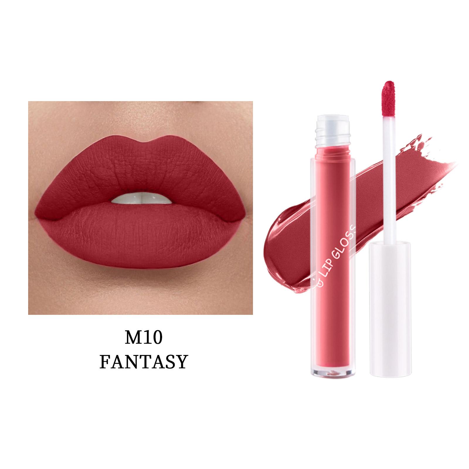 

LAMUSELAND Keep Smile Водостойкая матовая жидкая губная помада, долговечная антипригарная чашка, блеск для губ, пухлое масло для макияжа губ, 1,5 г