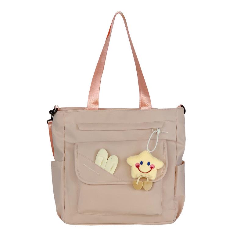 Stylish Large-Capacity School and Tutoring Crossbody Bag for Students