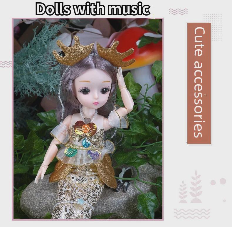 Doll Girl Singing Mermaid Princess - Kids' Birthday Gift