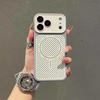 Honeycomb heat dissipation is suitable for iPhone11ProMax mobile phone case, magnetic mesh case, Apple 11 all-inclusive lens case.