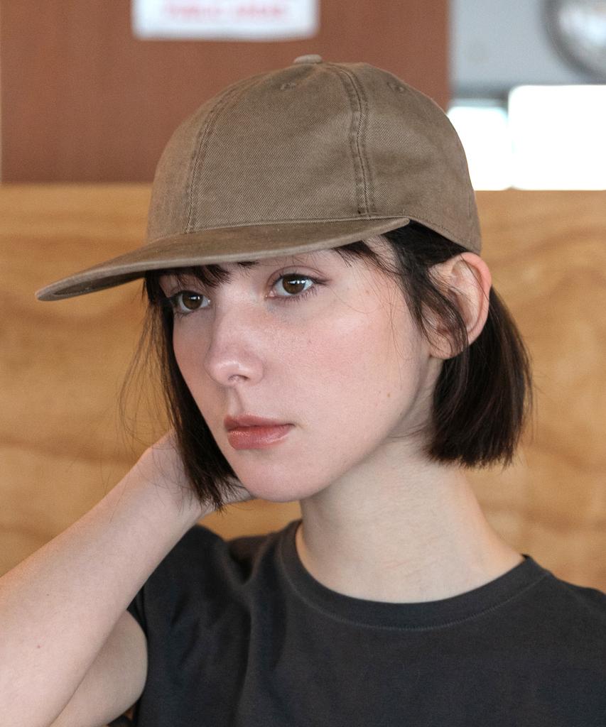 Chaebteo Standard Flat Ball Cap-Beige
