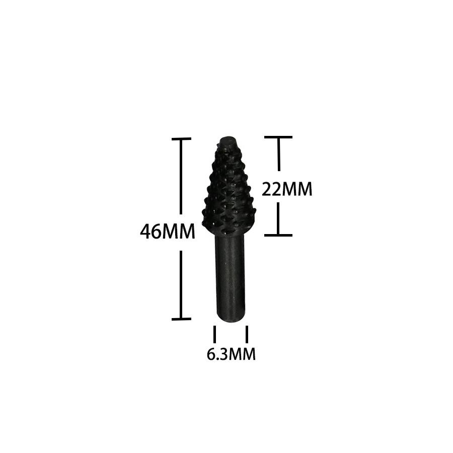 5-pack 1/4" Steel Drill Bit Set Cutting Tools for Woodworking Knife Wood Carving