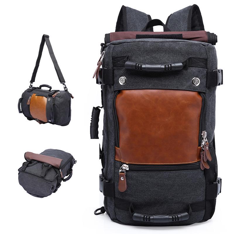 Retro Canvas Men's Multifunctional Large Capacity Travel Backpack