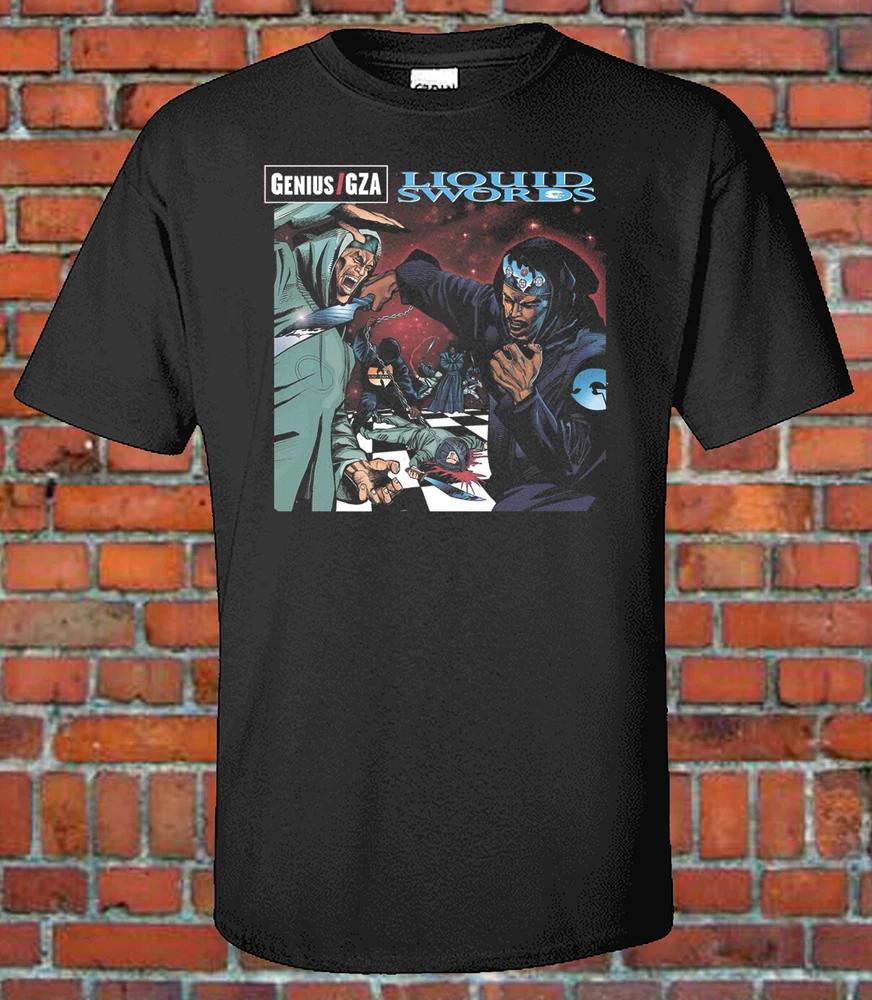 Genius GZA Liquid Swards Cover Graphic TShirt M