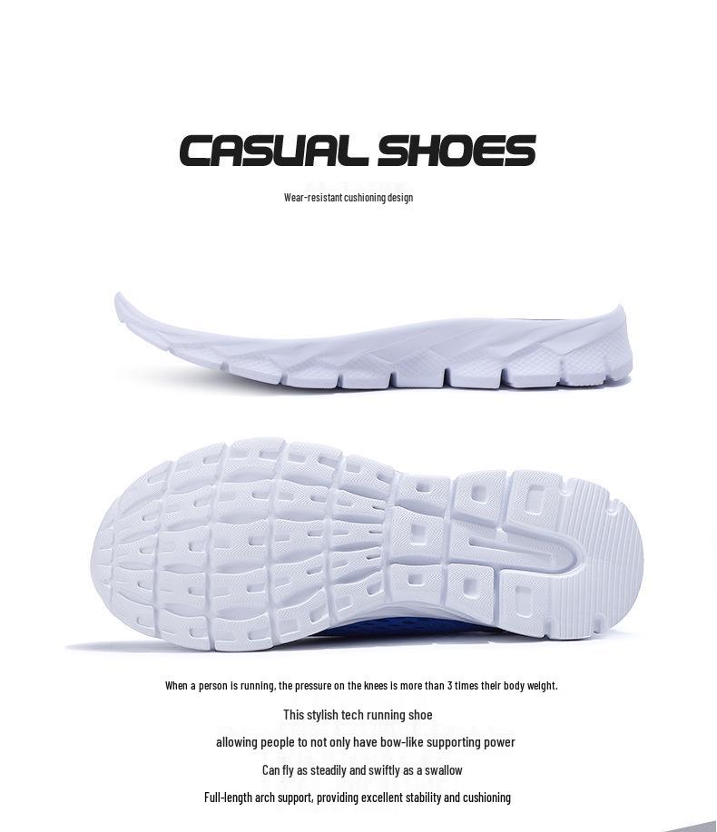 Men's Summer Mesh Shoes - Lightweight, Breathable & Fashionable Travel Footwear