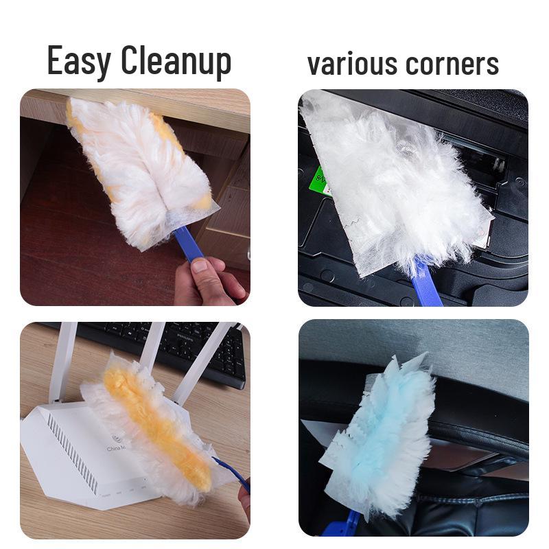 Static Disposable Feather Duster for Dust Removal and Cleaning