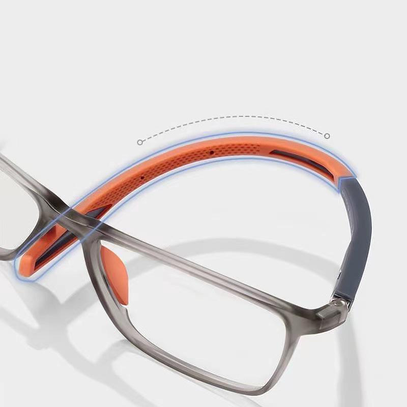 Unisex Photochromic Blue Light Blocking Glasses Fashion TR90 Frame Eyewear Transparent Eyeglasses for Men Women