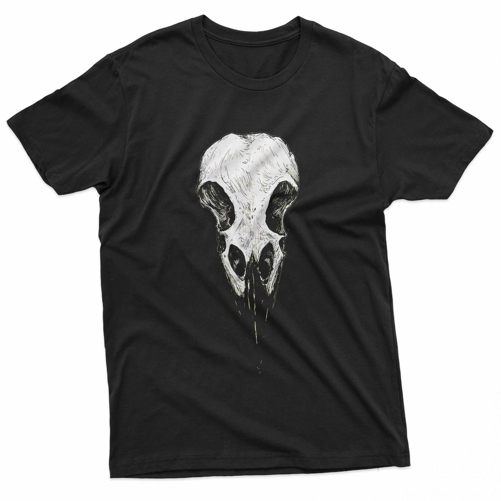 

Raven Skull Occult Death Goth Witchcraft T-Shirt 5XL різнокольоровий
