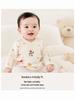 Newborn Half-Back Cotton Top - 0-3 Months, Spring/Autumn Baby Confinement Wear