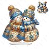 5D DIY Diamond Painting Ornament Christmas Snowman Xmas Tree Diamond Embroidery Christmas Decoration Mosaic Diamond Art Kit