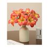 Two Head Silk Orchid Artificial Flower Bouquet with Bendable Stems for Wedding
