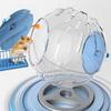 Pelota de Hámster Gigante Transparente Divertido Juguete para Mascotas Pequeñas Coche Duradero Diseño Deportivo Rueda de Ejercicio para Hámster