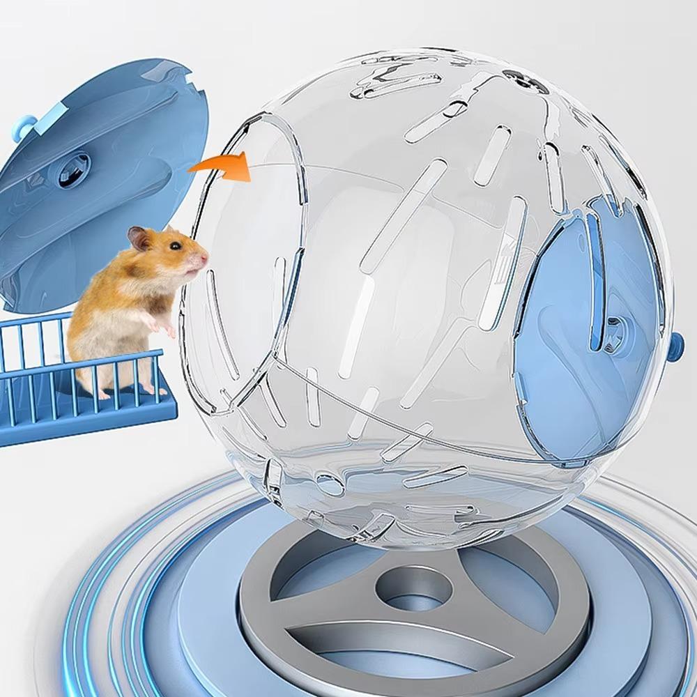Pelota de Hámster Gigante Transparente Divertido Juguete para Mascotas Pequeñas Coche Duradero Diseño Deportivo Rueda de Ejercicio para Hámster