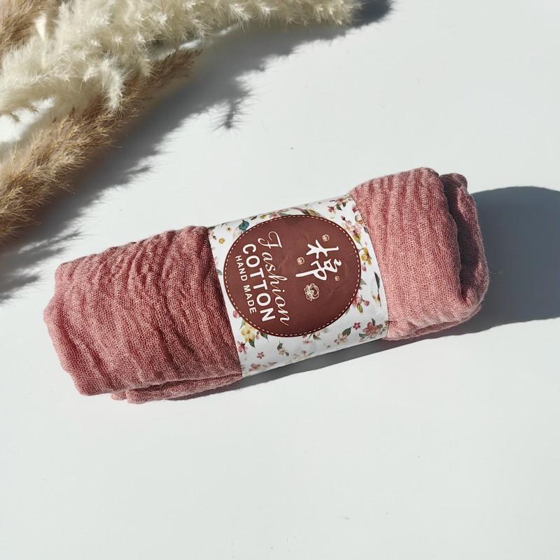 62-122 Colors Crinkle Cotton Underscarf Pleated Pompom Plain Hijab With Tassels Islamic Turban Warp