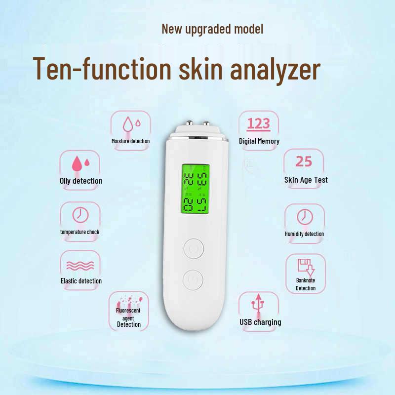 Smart Facial Hydration & Oil Analyzer Pen with Fluorescence Detection