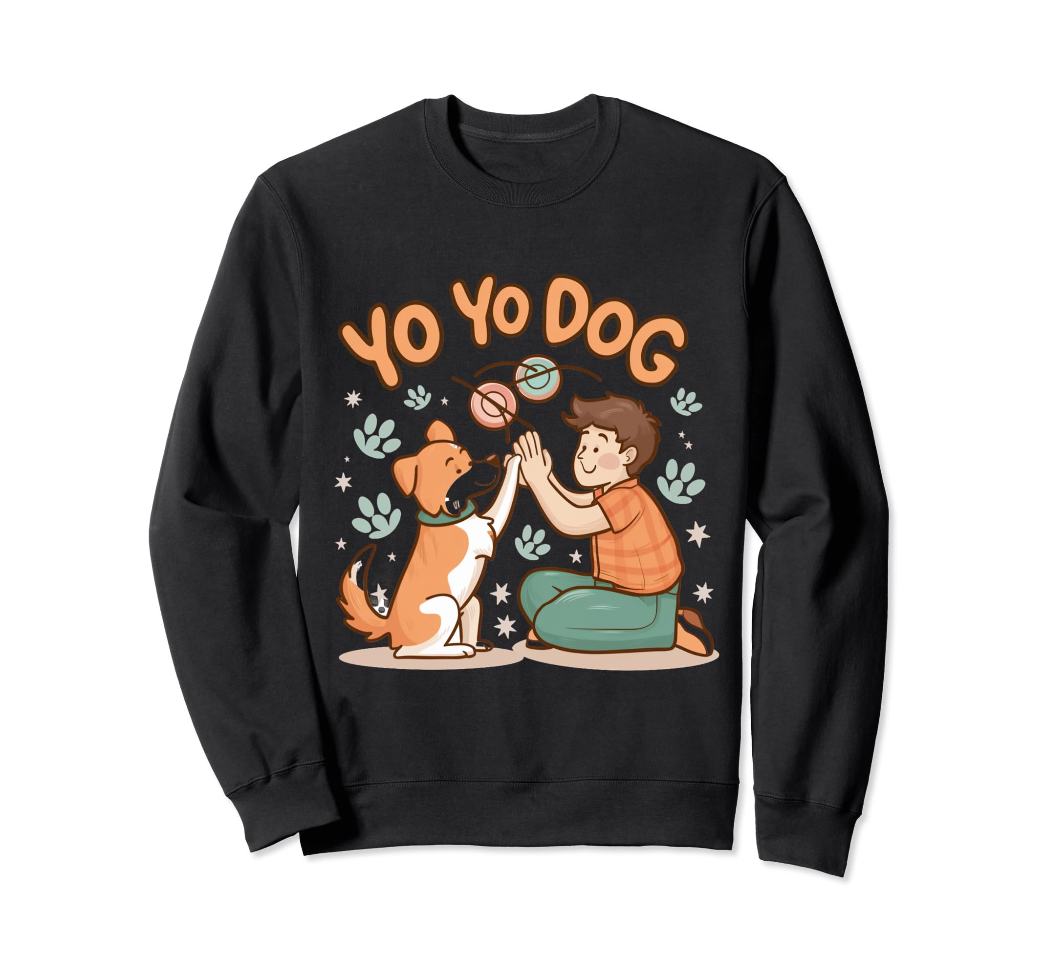 

Charming Yoyo Dog High Five Sweatshirt чёрный