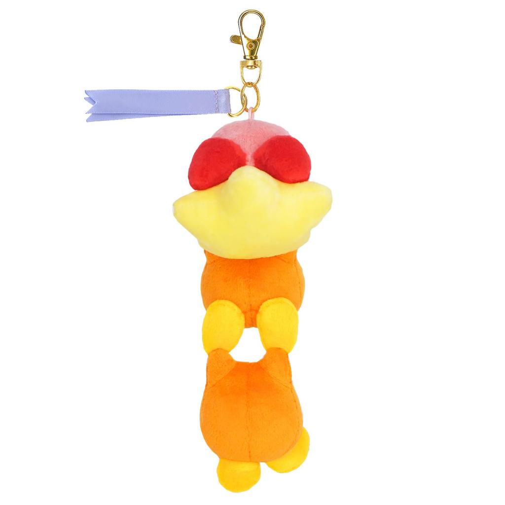 Sanei Boeki Kirby of the Stars Kirby Spiel mit Waddle Dee Maskottchen auf einem Warpstern B5 x T6 x H21cm Plüschtier KPWW10