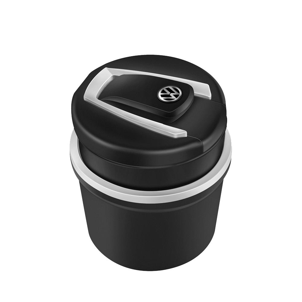 1pc Led Light Car Ashtray Cigar Ash Tray Coin Storage Cup For VW GTI Rline Polo Golf Passat Tiguan Lavida Santana AccessoriesKD1