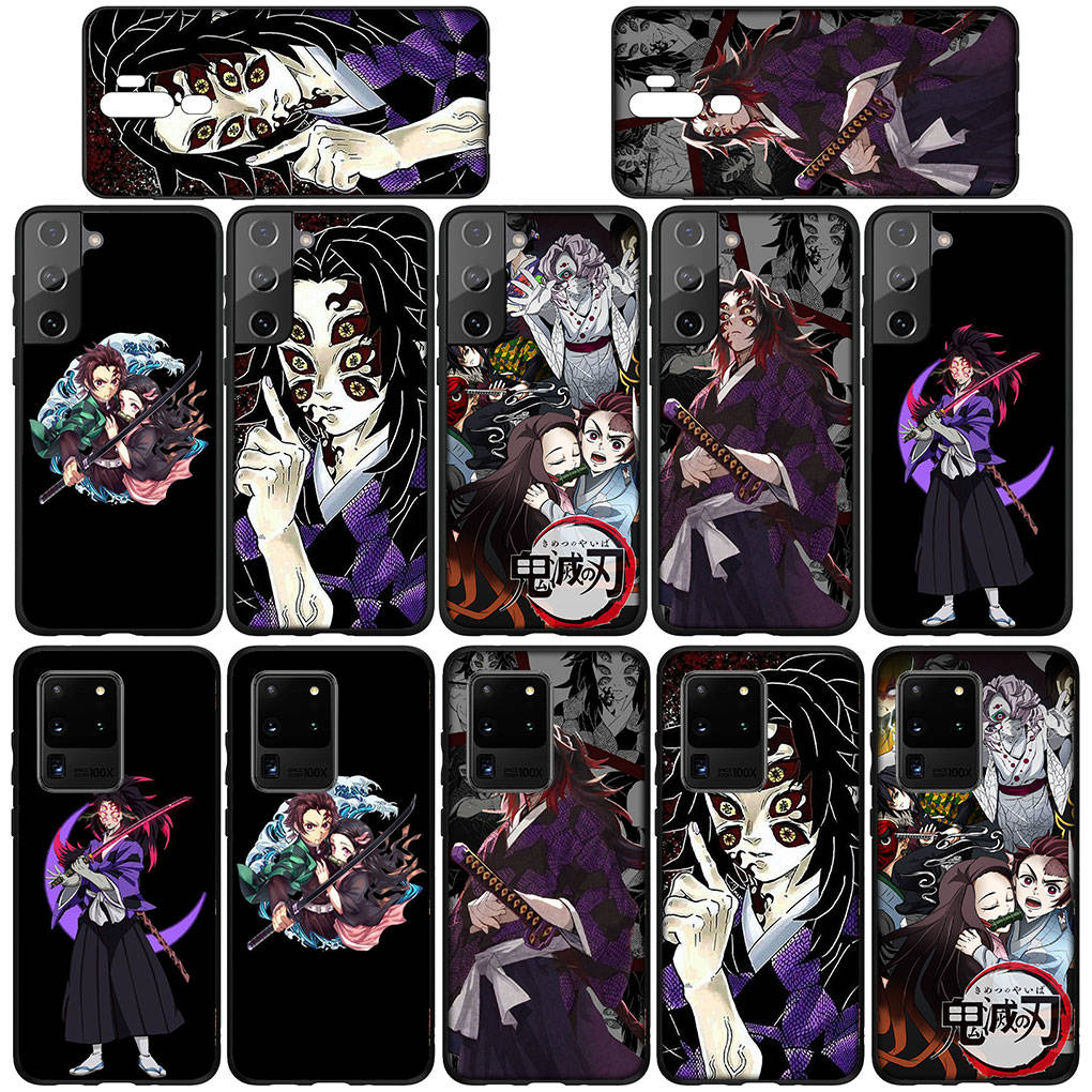 Case for Samsung Galaxy S25 S24 S23 iPhone 16 15 Xiaomi Redmi Note 14 13 12 16E X 11 Pro Max Moto Huawei Nezuko Demon Slayer Tanjirou Kokushibo Cover