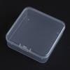 Plastová průhledná úložná krabička Čtvercová Drobné předměty Pouzdro Balicí krabičky Šperky Korálky Nádoba Sundries Organizér