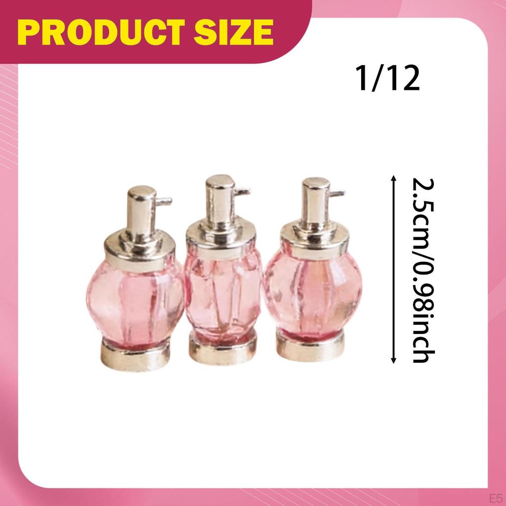 Dollhouse Accessory Set, Mini Models, Perfume Bottles, Photo Props, Tiny Ornaments, Miniature