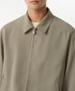 Musinsa Standard Linen-Like Minimal Blouson Jacket [Grayish Beige]