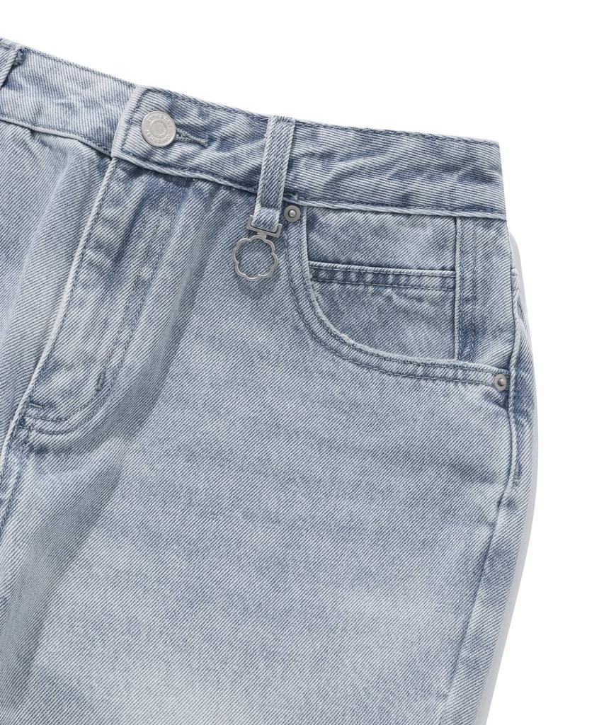 COVERNAT WOMAN Semi Bootcut Denim Pants Light Blue