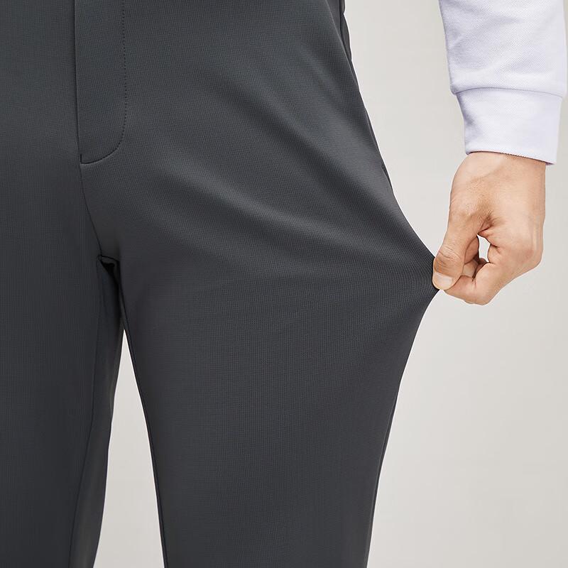 Septwolves Warm Fleece Men's Straight Leg Stretch Casual Pants