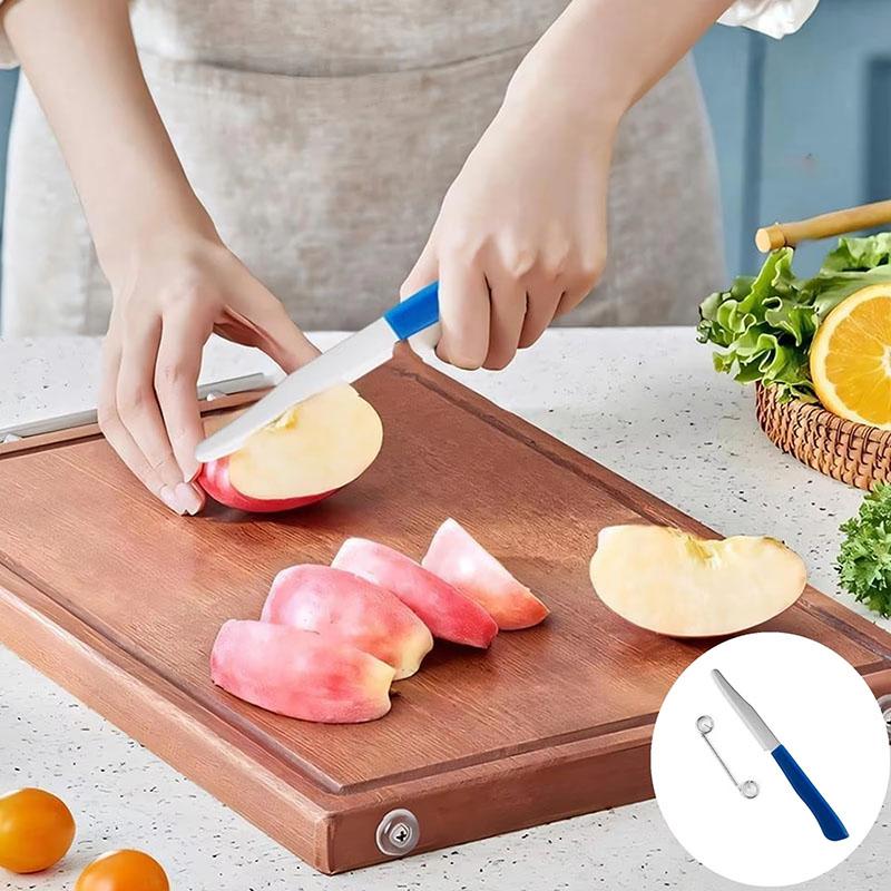 1 Pcs Stainless Steel Julienne Peeler Vegetable Julienne Peeler and Slicer Quick Slicing Knife Household Spring Fruit Knife