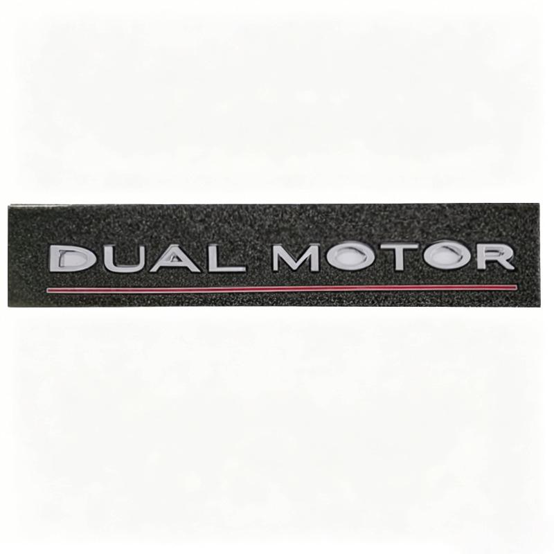 Applicable Model3 Modified Car Sticker Performance Dual Motor Tail Label DUAL MOTOR English Alphabet Car Logo