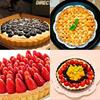 5/8/9 Inch Round Pizza Pan Non-Stick Baking Tray Carbon Steel Tart Quiche Flan Pan Cake Mould Bottom Removable Pie Pan Bakeware