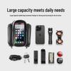 Cross-border Bicycle Front Beam Bag: Hard Shell Top Tube Handlebar Bag with Touch Screen for Phone – Mountain & Road Bike Accessory