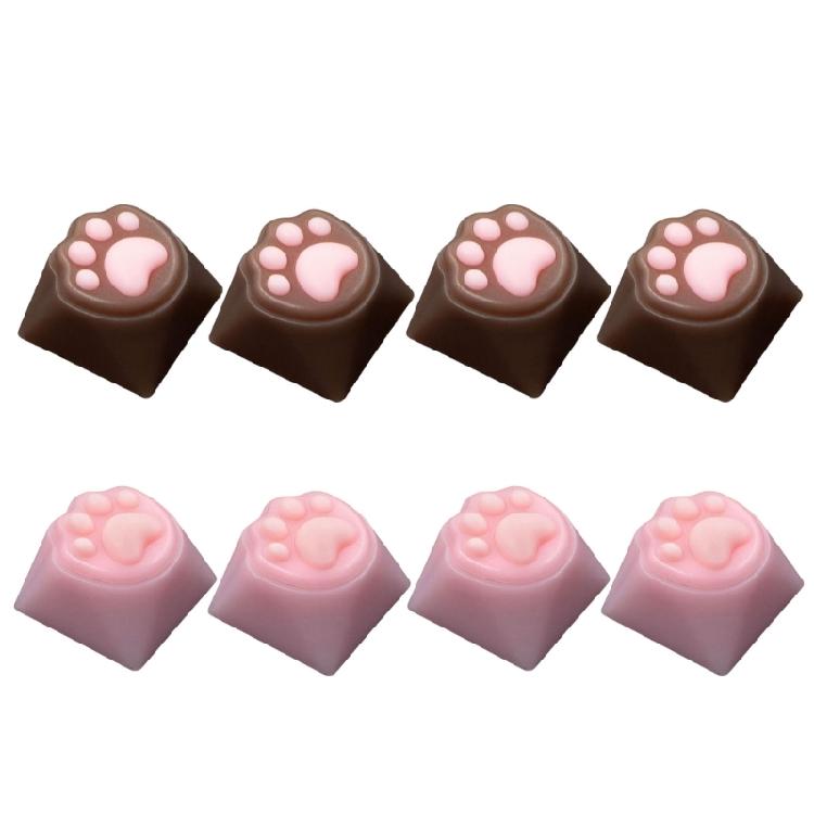 Color Resin Kitten Keycap for Mechanical Keyboards Perfectly Gift for Gamers and Keyboards Customizers
