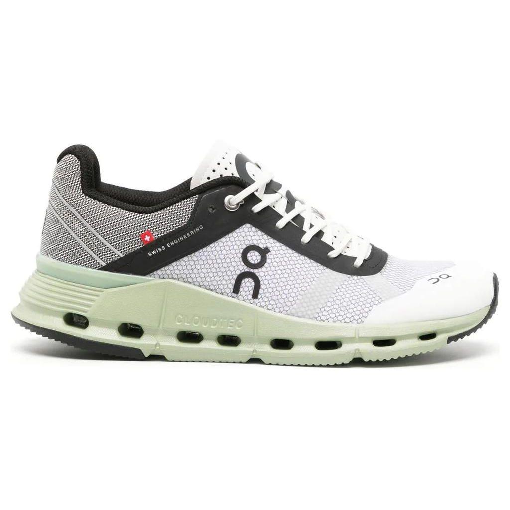 On Cloudnova Sports Trend N-Slip Wear-Resistant Low-Top Lg-Distance Running Shoes Women Sneaker White Gray Green 3WD30290299