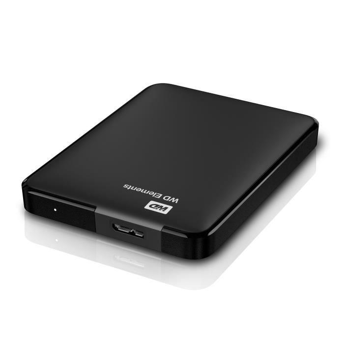 Wd - disque dur externe - wd elements™ - 3to - usb 3.0 (wdbu6y0030bbk-wesn)