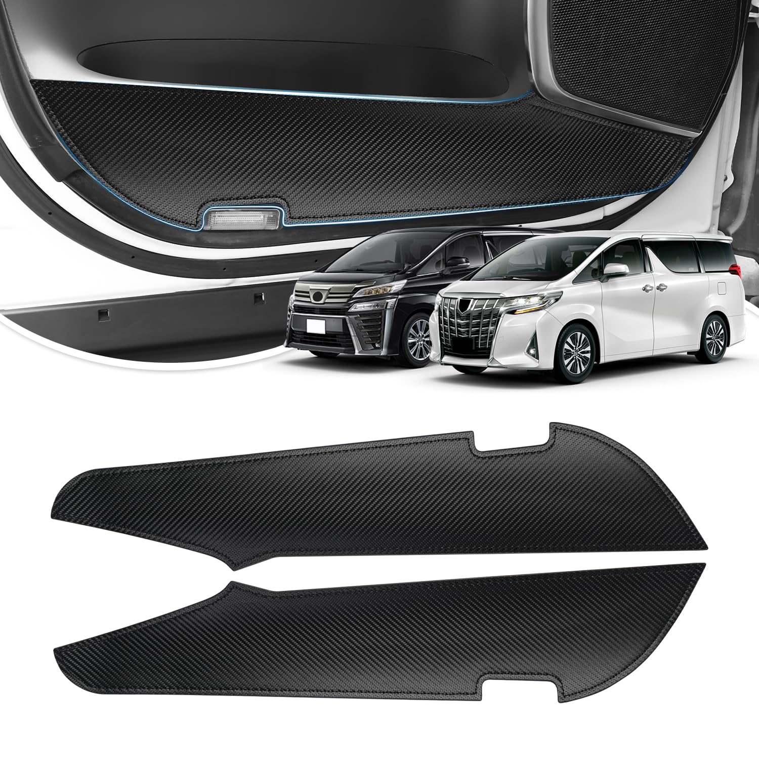 

CARTIST Door Kick Guards and Door Protectors for Alphard 30 Series and Vellfire 30 Series 2-Piece Carbon Fiber Door Trim Guards Specific to Vellfire