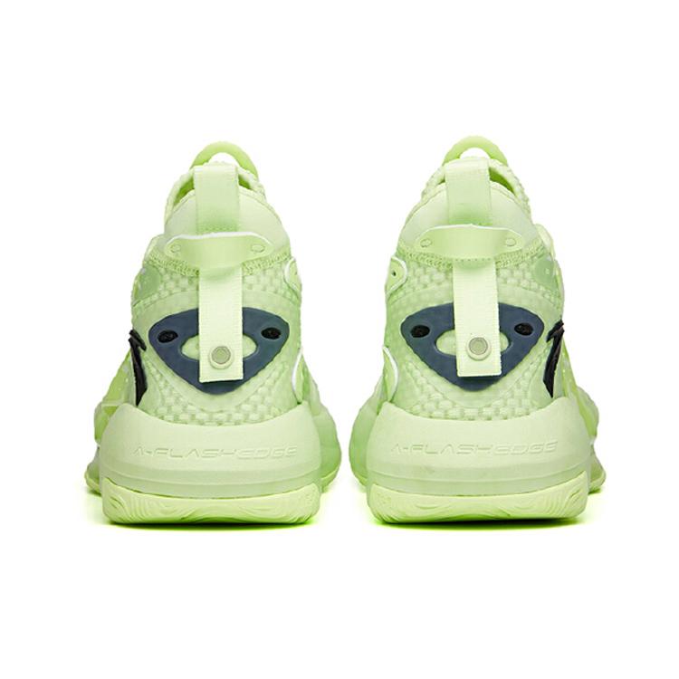 Új Anta Berserk 3 Shock Wave 3 Csúszásmentes Kopásálló Középmagas Szárú Teljesítmény Kosárlabda Cipő Férfi Fluoreszkáló Menta Zöld 112131601-9