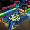 Leeds United Piłka nożna Design Kryształowy Aksamitny Dywan Przytulny Nie?Antypoślizgowy Dywan Wzorzysty Do Sypialni Salonu Przedpokoju