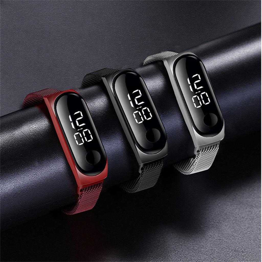 Fashion Women's Watch Rose Gold Stainless Steel Dress LED Quartz Bracelet Watch Women Female Clock Relogio Feminino Drop Ship