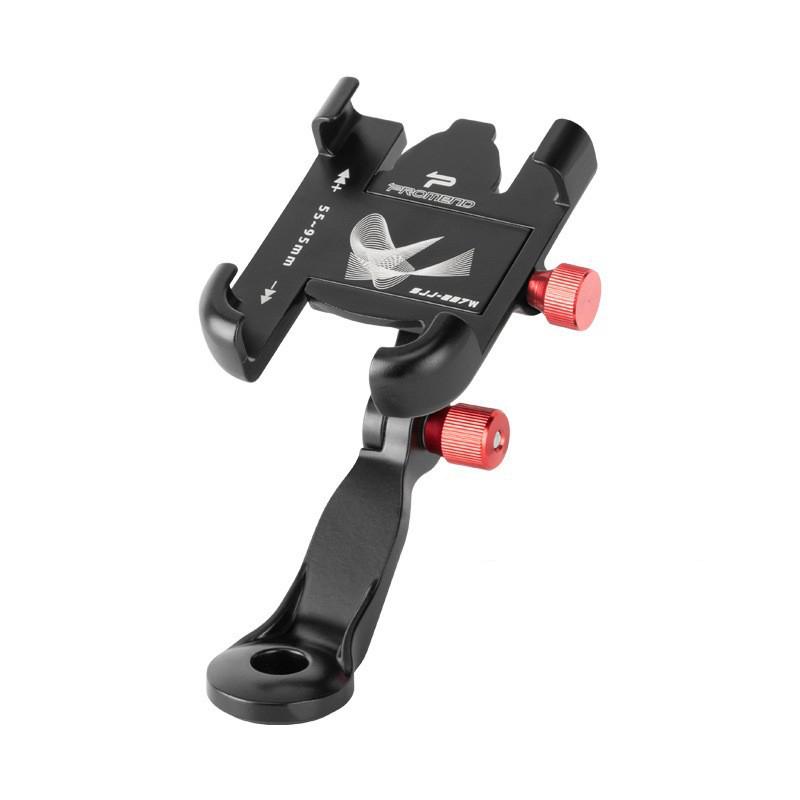 Handyhalterung für Fahrrad/Motorrad, Lenkerhalterung aus Aluminium, verstellbar, rutschfest