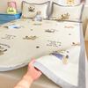 Premium End Animated Ice Silk Bed Mat Summer Cool Down Sleeping Mat Bed Adult Child Washable Cooling Bed Pad and Pillowcases
