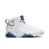 Air 7 Retro 'French Blue' 2015 (Unisexe) Chaussures de Basketball Vintage Blanc / Bleu Français / Bleu Université / Gris silex 304775 107