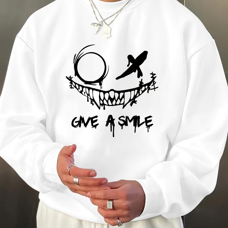 

Fleece Lined, Men s Crew Neck Sweatshirt, Ideal for Cold Nights XXL чорний